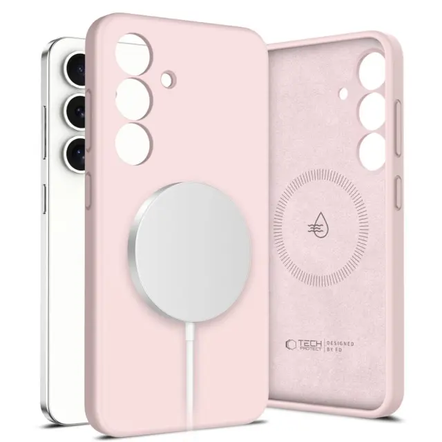 Tech-protect Liquid Silicone Magsafe Galaxy S25 Pink Pearl
