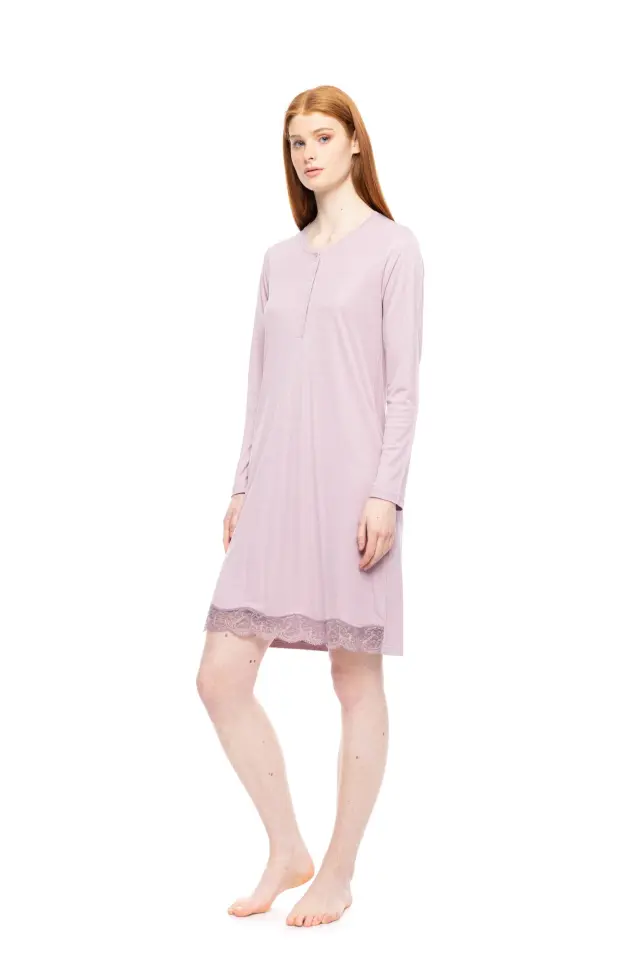 WN-1505 - Champagne - NIGHTGOWN BAMBOO SOLID - S 2
