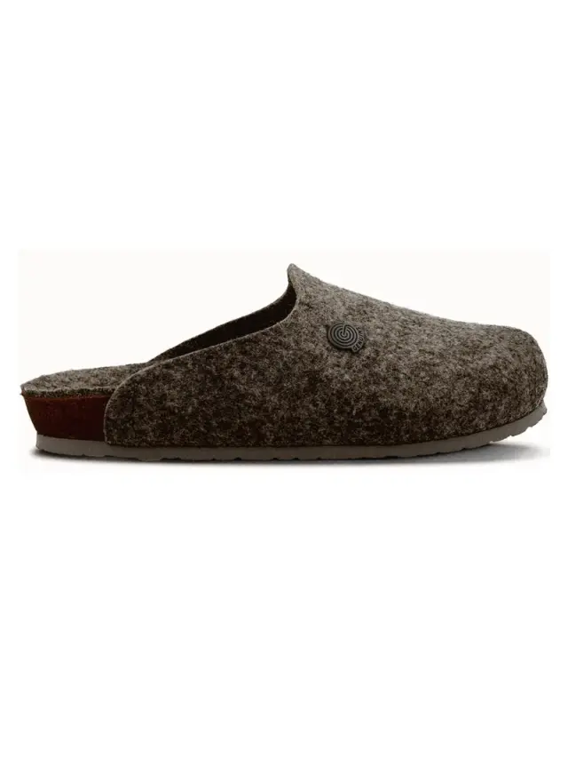 Genuins Παντόφλες Unisex τσόχα Καφέ GEN/HELSINKI BROWN 2