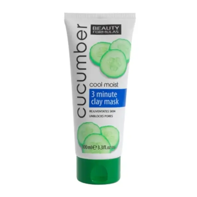Beauty Formulas Cucumber Clay Mask 100ml