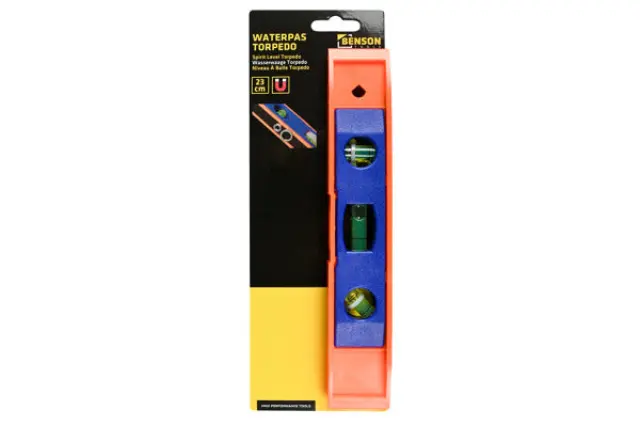 Spirit level torpedo 23 cm magnetic