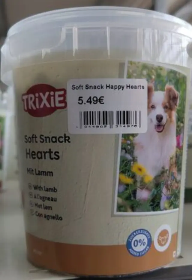 Trixie Happy Hearts Μαλακές Λιχουδιές Σκύλου 500gr