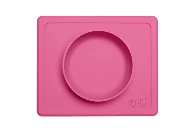 Ezpz: Εκπαιδευτικό μπολ 6+ μηνών Mini Bowl - Pink