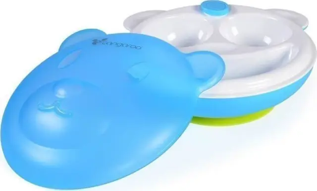 Δοχείο Φαγητού-Θερμός με Χωρίσματα Mommy Panda Cangaroo Blue 3800146262020