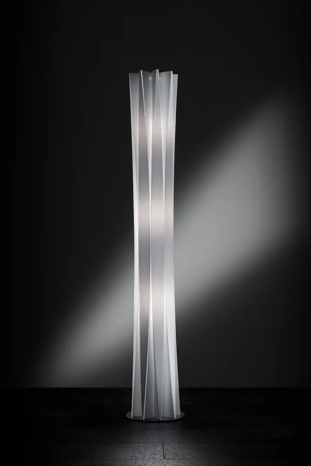 Φωτιστικό Δαπέδου Bach XL Λευκό Opalflex με Dimmer Άσπρο