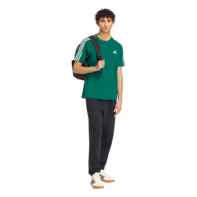 adidas Sportswear Men's 3Stripes Fleece Tapered Cut Pant Μαύρο KY4124 (adidas Sportswear) 3