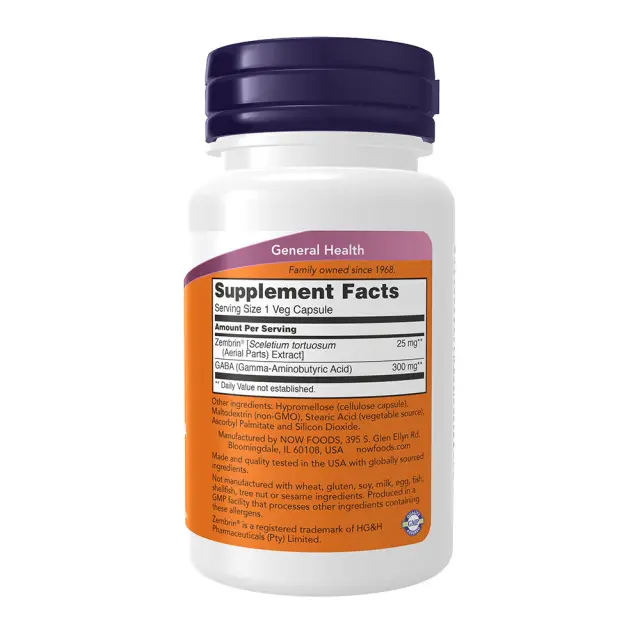 Now Foods Calm & Focus with Zembrin® & GABA 2