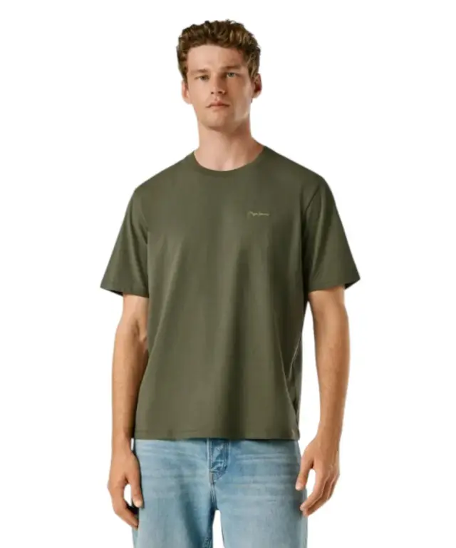 Pepe Jeans - Ανδρικό T-shirt Contrast Connor PM5010179-728 Λαδί 3