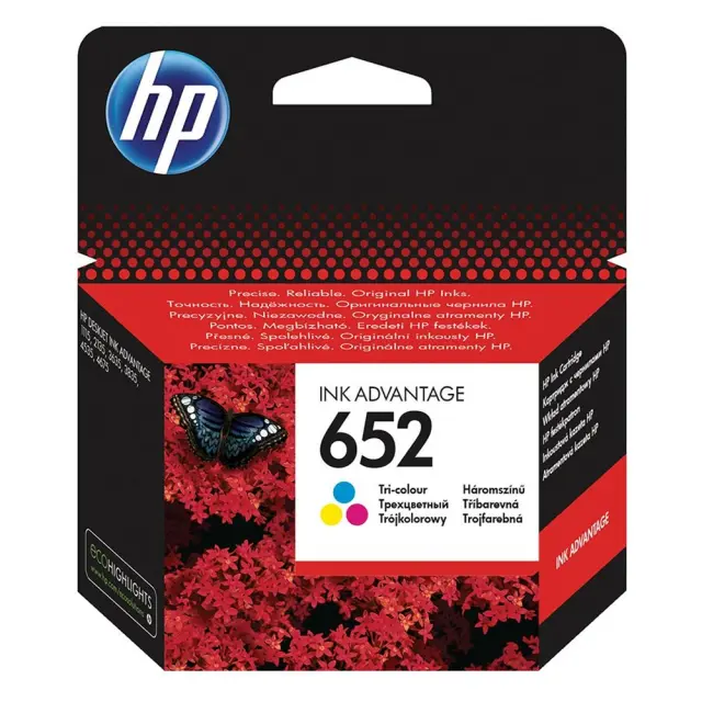 HP Μελάνι Inkjet No.652 Tri-colour (F6V24AE) (HPF6V24AE) HEWLETT PACKARD