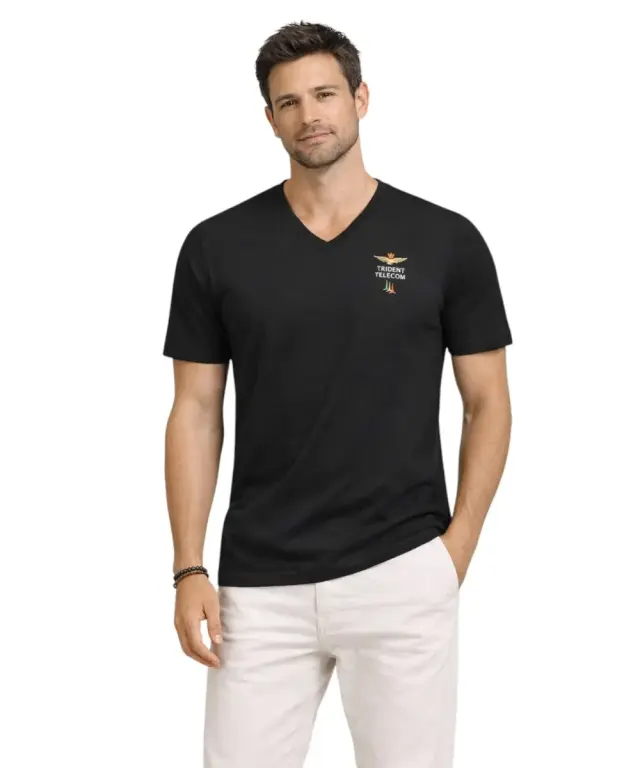 Aeronautica Militare - Ανδρική Κοντομάνικη Φανέλα SCOTI006J508-34300 Μαύρο - M