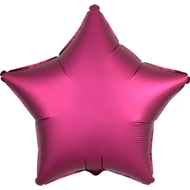 Μπαλόνι Φοιλ Αστέρι Silk Lustre Pomegranate / 48 εκ