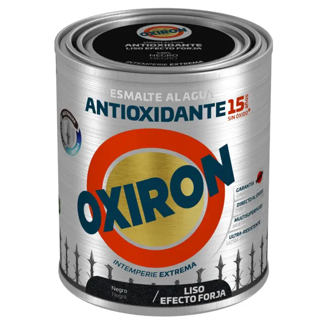 Χρώμα Αντισκωριακό Νερού TITAN OXIRON LISO EFFECTO FORJA AGUA NEGRO 750ml
