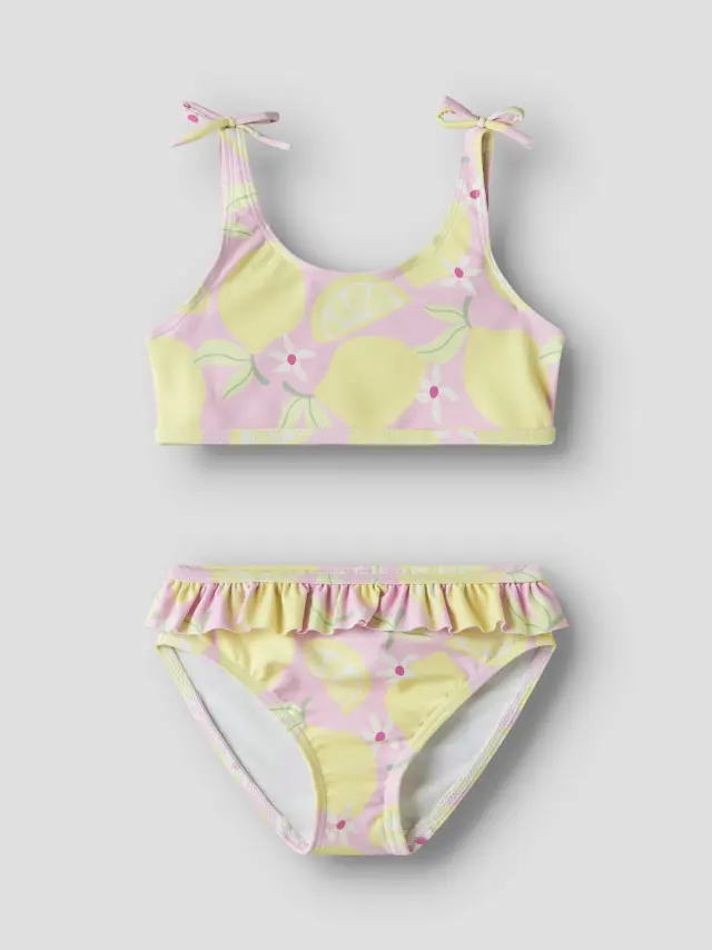 Name It Μαγιό κοριτσίστικο πλεκτό Ροζ NMFZILUA BIKINI - 13253296 3