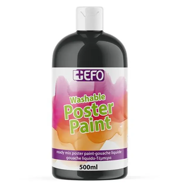 Τέμπερα +Efo 500ml Μαύρο