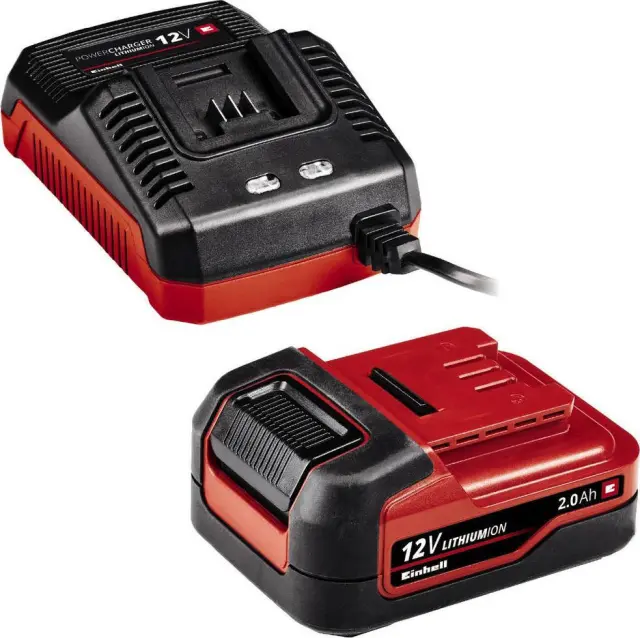 Einhell 4513592 - Δραπανοκατσάβιδο Μπαταρίας TE-CD 12/1 X-Li με 1 Μπαταρία 2.0Ah (1x 2.0Ah) + Φορτιστή 3