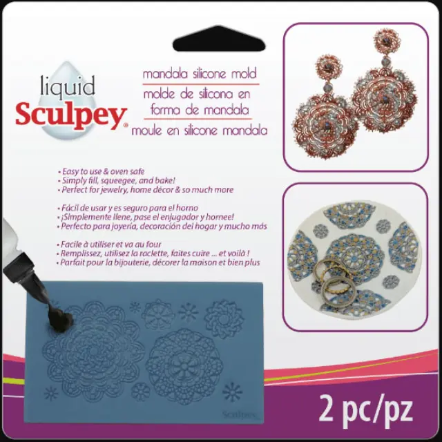 Καλούπι για Υγρούς Πολυμερικούς Sculpey - Mandala