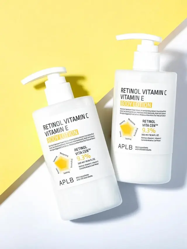 APLB Retinol Vitamin C Vitamin E Body Lotion - Λοσιόν Σώματος με Ρετινόλης, Βιταμίνη C & E για λάμψη & ανανέωση 3