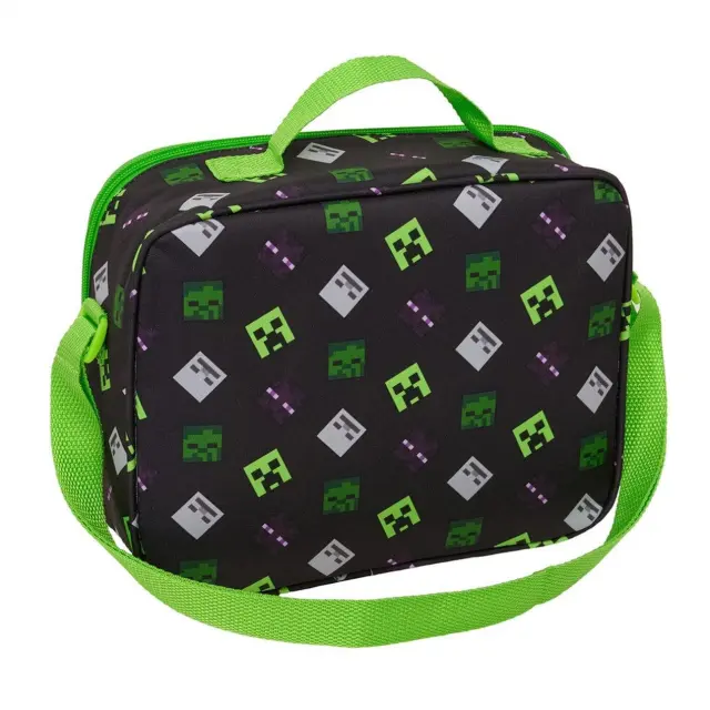 Τσάντα νηπιαγωγείου Minecraft 3D thermal lunch bag 2