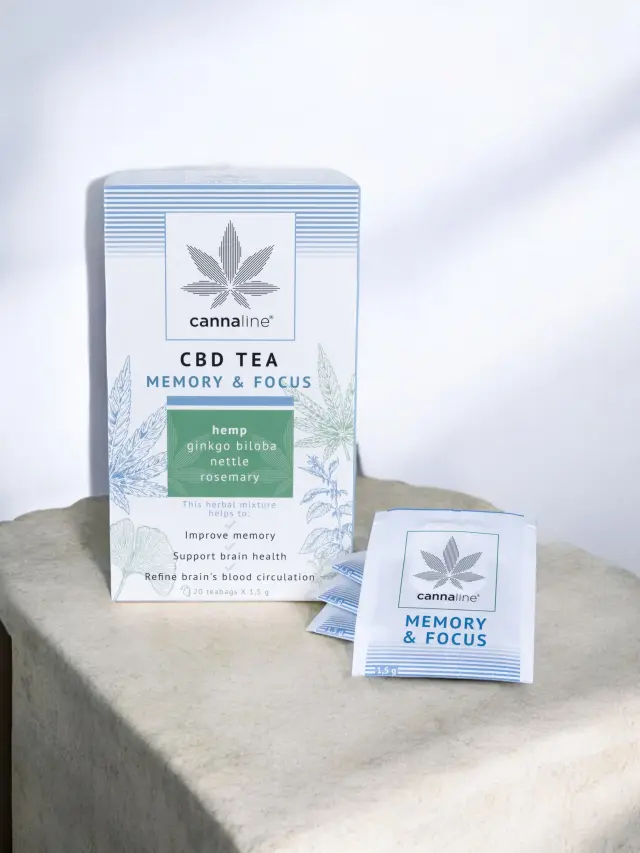 Cannaline CBD Tea Memory & Focus