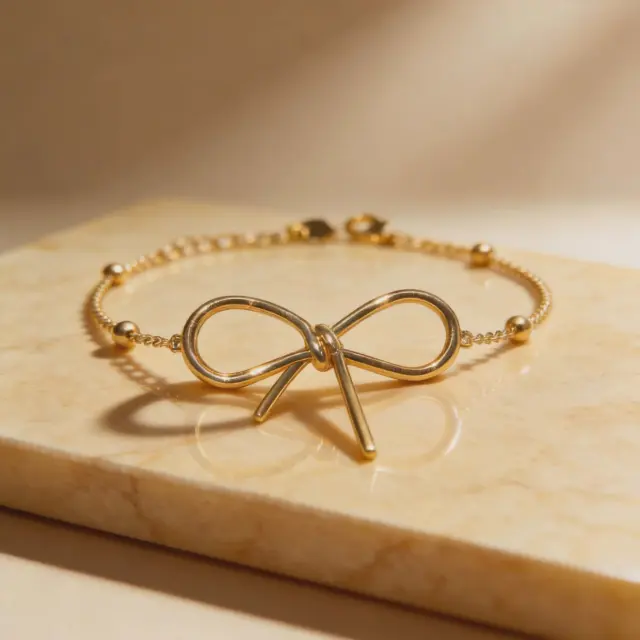 Bow Chain Bracelet