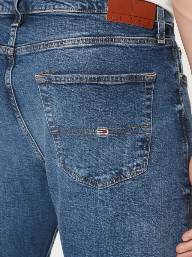 Tommy Hilfiger - Ανδρικό Παντελόνι Τζιν Tapered Slim Fit DM0DM20576-1BK Μπλε 2