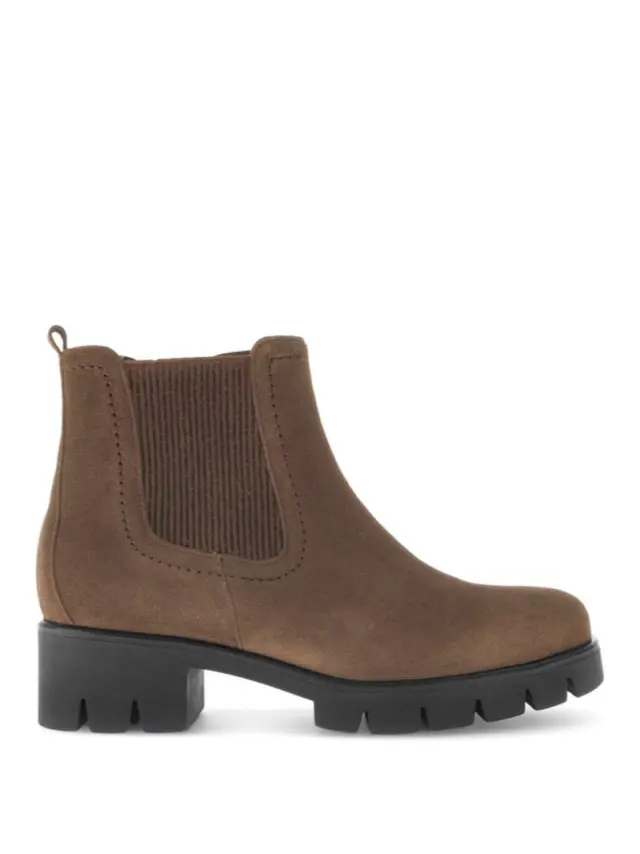 Gabor Μποτάκια Γυναικείο δέρμα Nubuck Γκρί GAB/31710 38-N/BEIGE 2