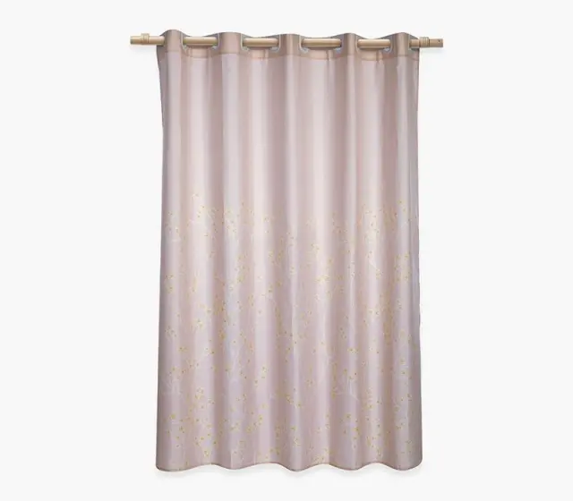ΚΟΥΡΤΙΝΑ ΜΠΑΝΙΟΥ FLORIVA 180X180 NEF-NEF HOMEWARE, 100% ΠΟΛΥΕΣΤΕΡΑΣ - BEIGE (039738)