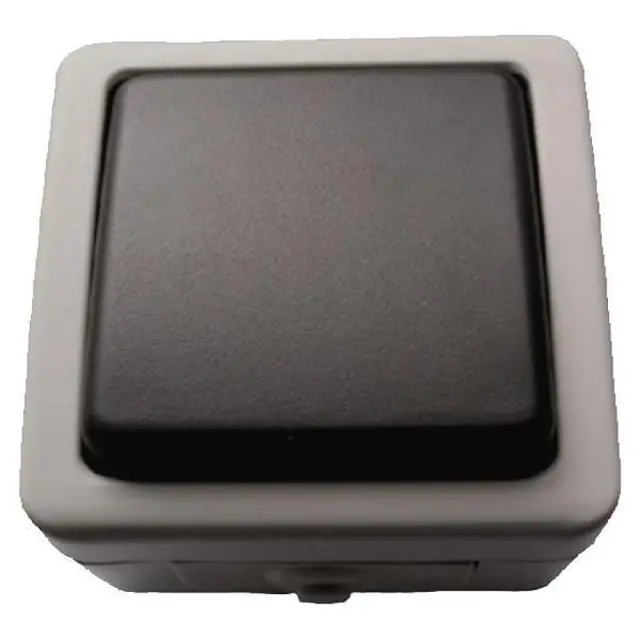 Μπουτόν Εξωτερικό Κουδουνιού IP54 Γκρι EUROLAMP 147-12236
