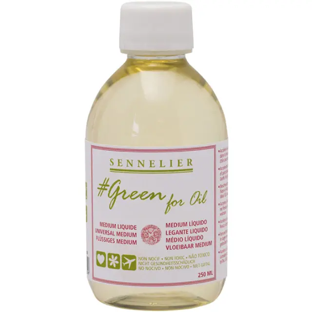Sennelier Green for Oil Οικολογικό Universal Medium για Λάδια - 250ml