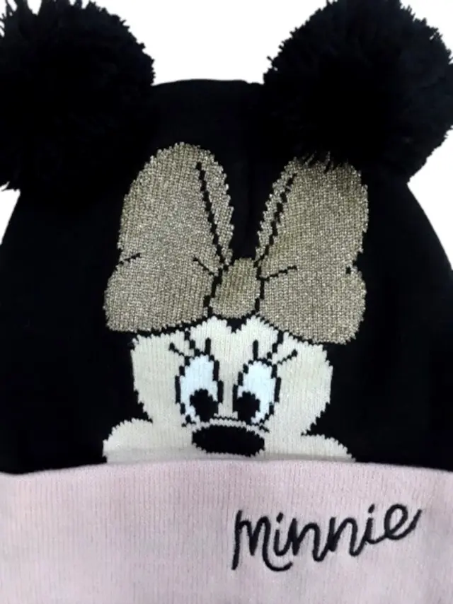 Σκούφος Minnie Black Pink 7120723 - 54 cm (6-10Υ) 3