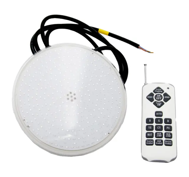 LED ΛΑΜΠΑ ΠΙΣΙΝΑΣ ΡΗΤΙΝΗΣ 24W 12AC IP68 RGB 2ΚΑΛ.&CONTROL