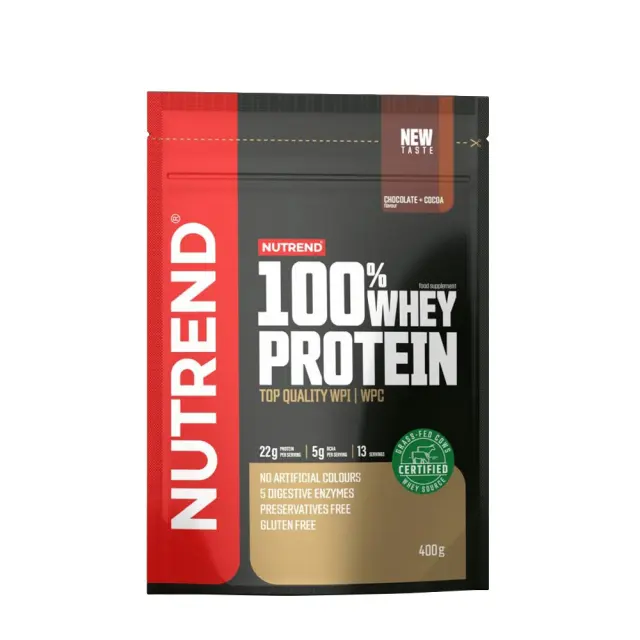 Nutrend 100% Whey Protein Chocolate & Cocoa, 400 g
