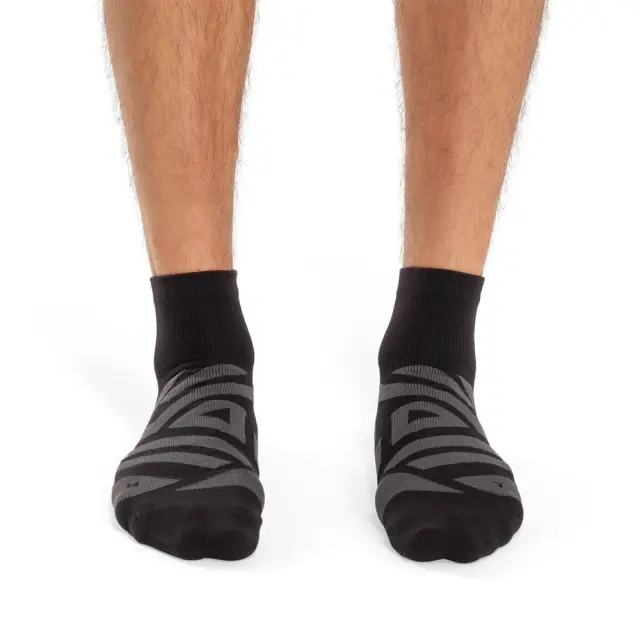 On Unisex Performance Mid 1 Pair Sock Μαύρο - Γκρι 354.00825 (On)
