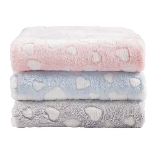Das Baby Κουβερτα Fleece 75X100 Relax 4909 Light Grey Light Grey 3