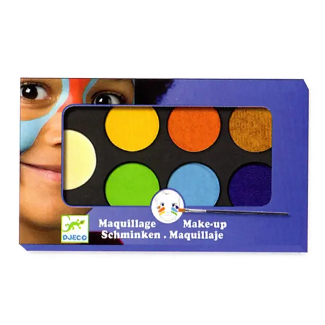 Djeco Παλέτα Μακιγιάζ 6 Χρώματα Φυσικά Face Painting 09230