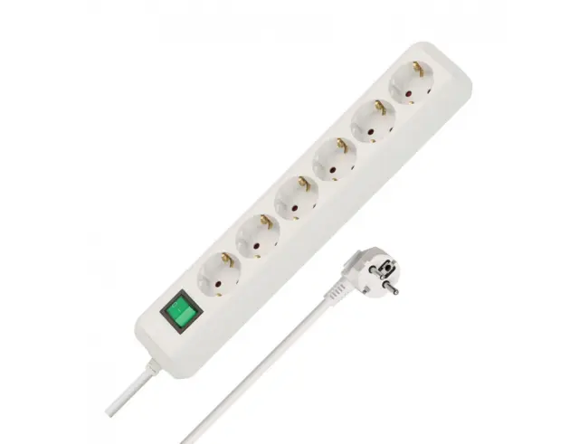 Πολύπριζο Brennenstuhl 1159520423 - 6x Schuko - Με Διακόπτη On/Off - Καλώδιο 3m - White1159520423