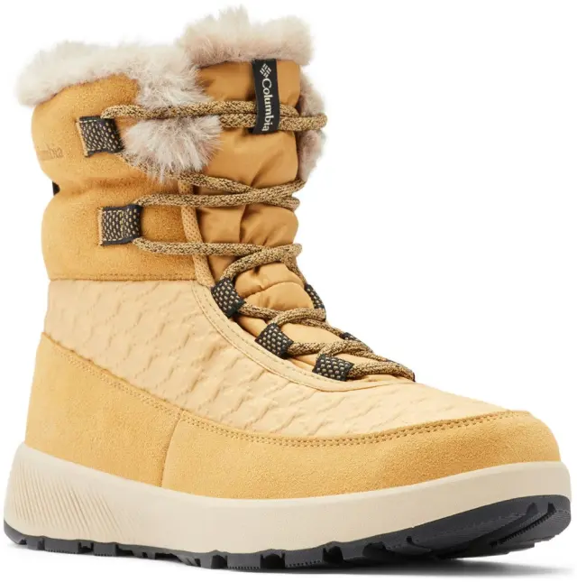 Slopeside Peak Luxe Curry Black Γυναικείες Μπότες Απρε Columbia - 1979551-373 - 37.5