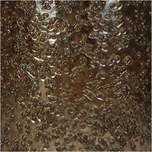 Κηροπήγιο Χρυσό Γυαλί 16x16x21cm 3