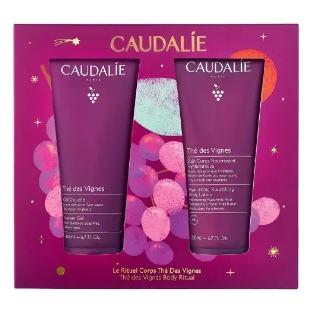Caudalie The des Vignes Body Ritual Αφρόλουτρο 200mL & Λοσιόν Σώματος 200mL