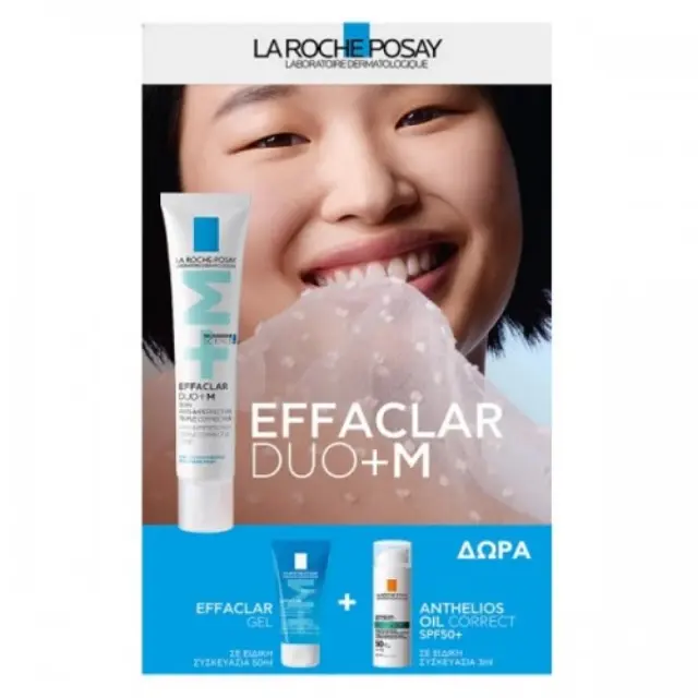 La Roche Posay Effaclar DUO+M Σετ Περιποίησης για Ενυδάτωση & Κατά της Ακμής 3τμχ