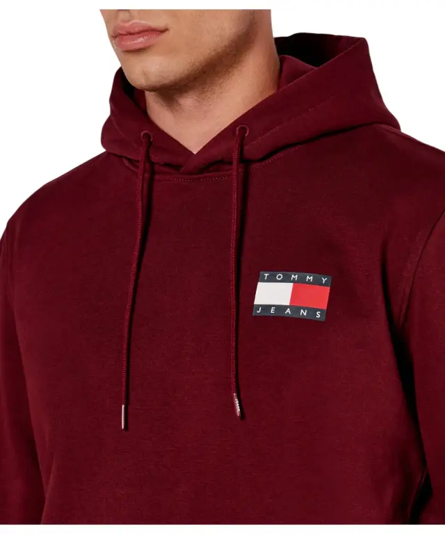 Tommy Hilfiger - Ανδρικό Φούτερ Essential Regular Fit DM0DM20738-XIU Κόκκινο - L 3