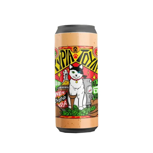 ΚΥΡΙΑ ΤΟΥΛΑ NEW ENGLAND IPA ΚΟΥΤΙ 440ml SOURMENA BREW