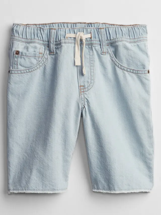 Παιδικό Τζιν Pull-On Σορτς Washwell light wash
