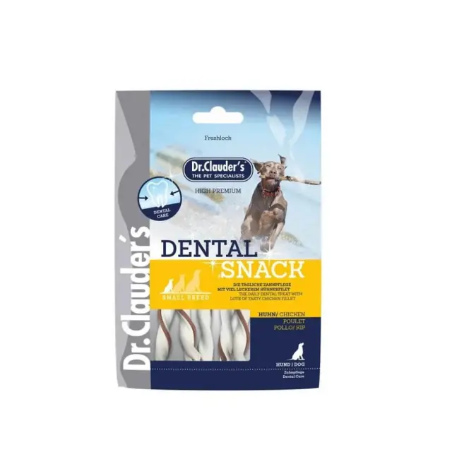 Dr. Clauder's Dental Snack Small Breed Chicken - 80gr