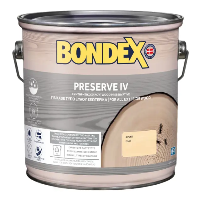 BONDEX PRESERVE IV ΣΥΝΤΗΡΗΤΙΚΟ ΞΥΛΟΥ 2,5lt