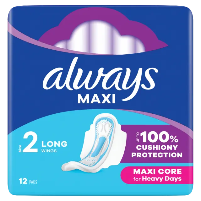 Always Σερβιέτα Maxi Long Plus 12 Τεμαχίων