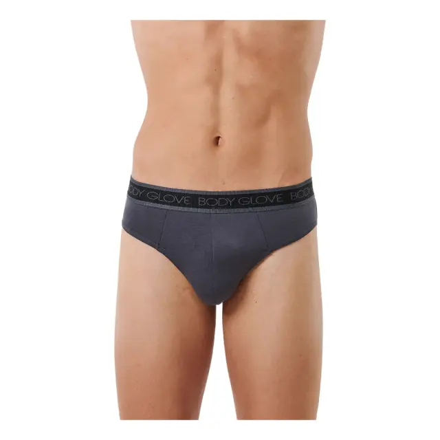 Body Glove Ανδρικό Slip Logo Band - Διπλό Πακέτο, Χρώμα Σκούρο Μπλε-Γκρι 2