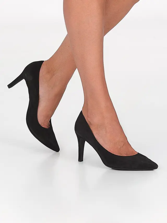 Vitulli Γόβες Γυναικείο δέρμα Nubuck Μαύρο VIT/29137 NERO 2