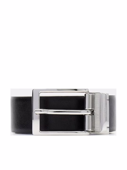 Guess Ανδρική Ζώνη Δερμάτινη Μαύρη BM7866P6135-BLA Μαύρο - XL 3