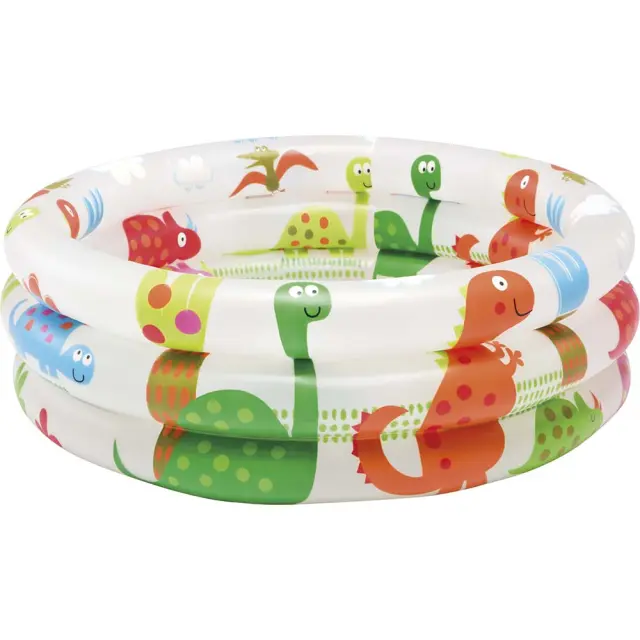 Intex Πισίνα 3-Ring Dino Buddies Baby Pool 61x61x22cm